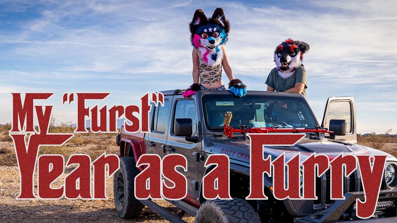 BloodMoonFurs's tweet card. My first year as a furry; #pdfc2025 #AWU2024 #AFC2024 #AZFC2024...