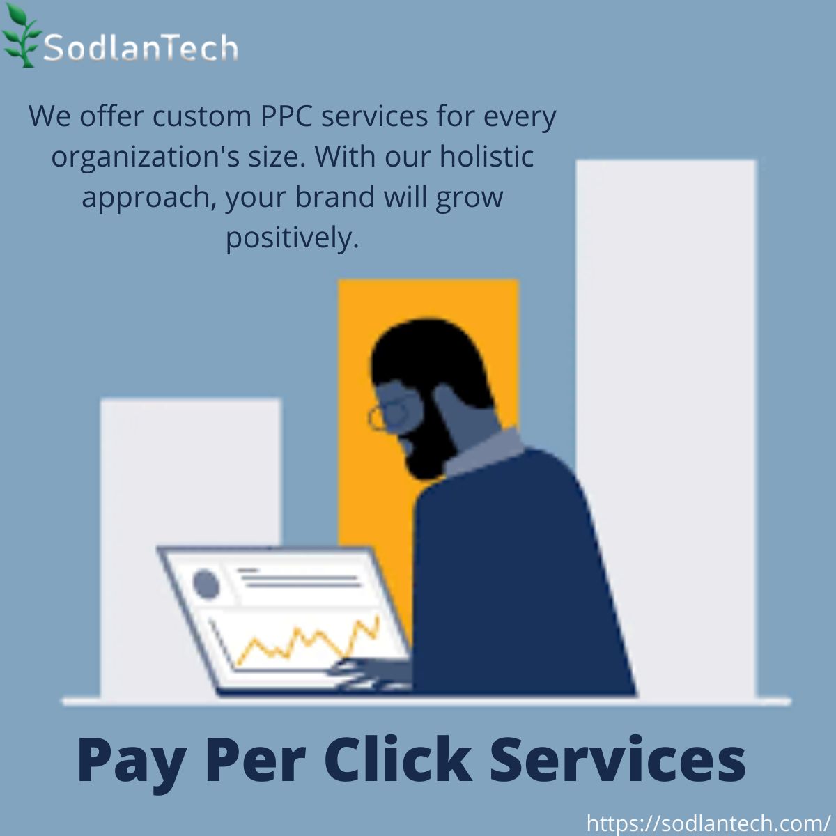 SodlanTech's tweet card. We provide services that are transparent and are in sync with the latest trends. Our team understands the campaigns with in-depth data analysis. You will start getting instant results. Our company’s...