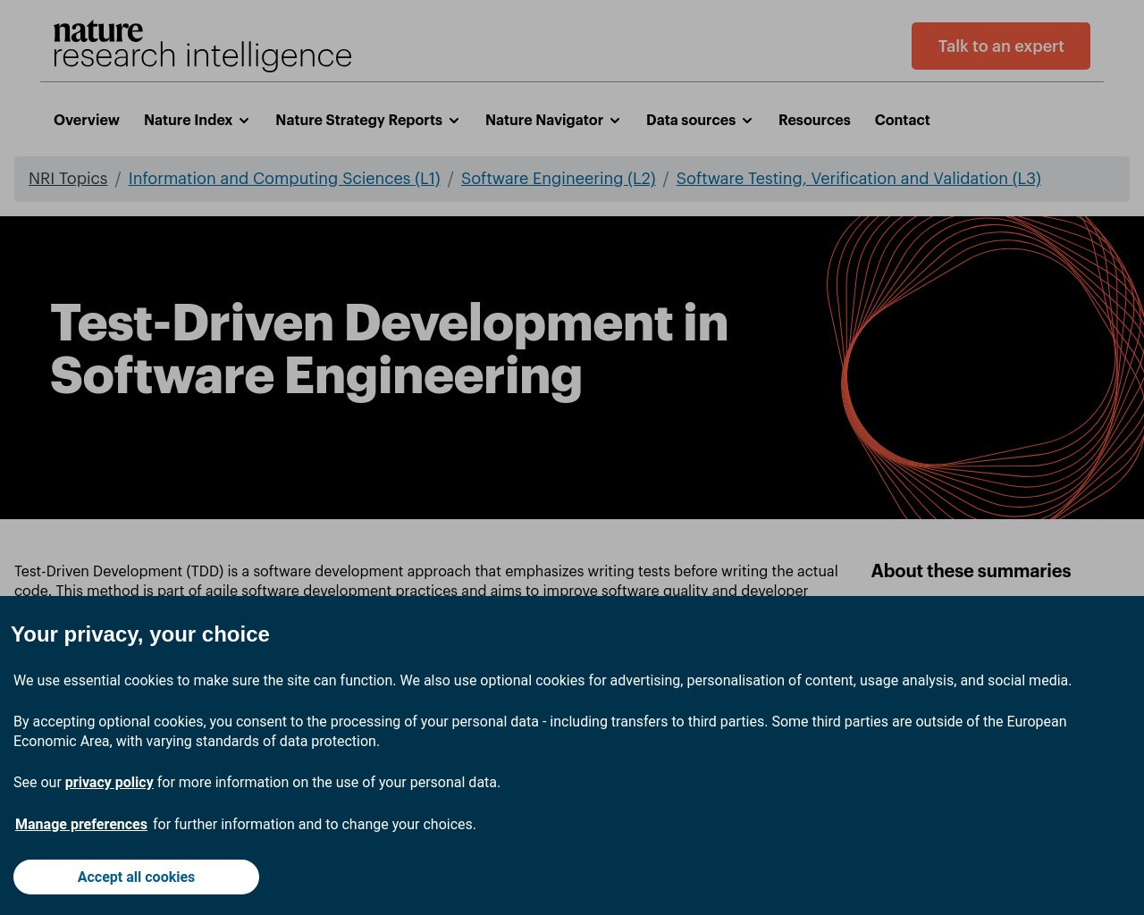managetech_inc's tweet card. 要約: Test-Driven Development（TDD）は、コードを書く前にテストを書くことを強調する