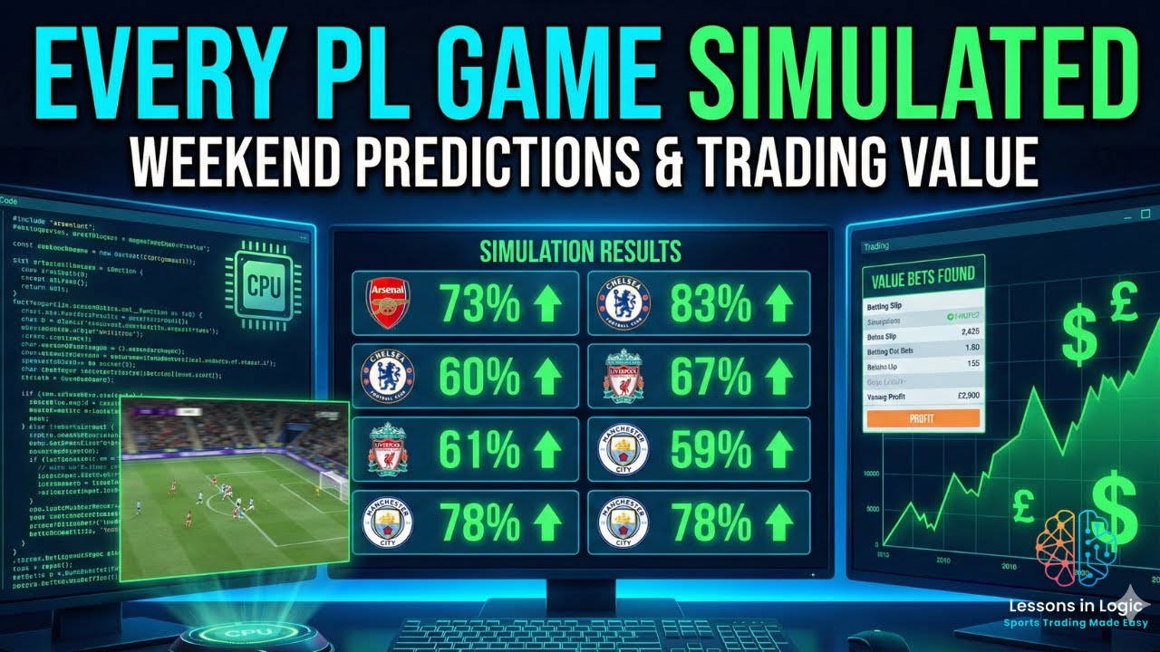 LessonsInLogic_'s tweet card. I Simulated Every Premier League Game This Weekend (Here Are The...