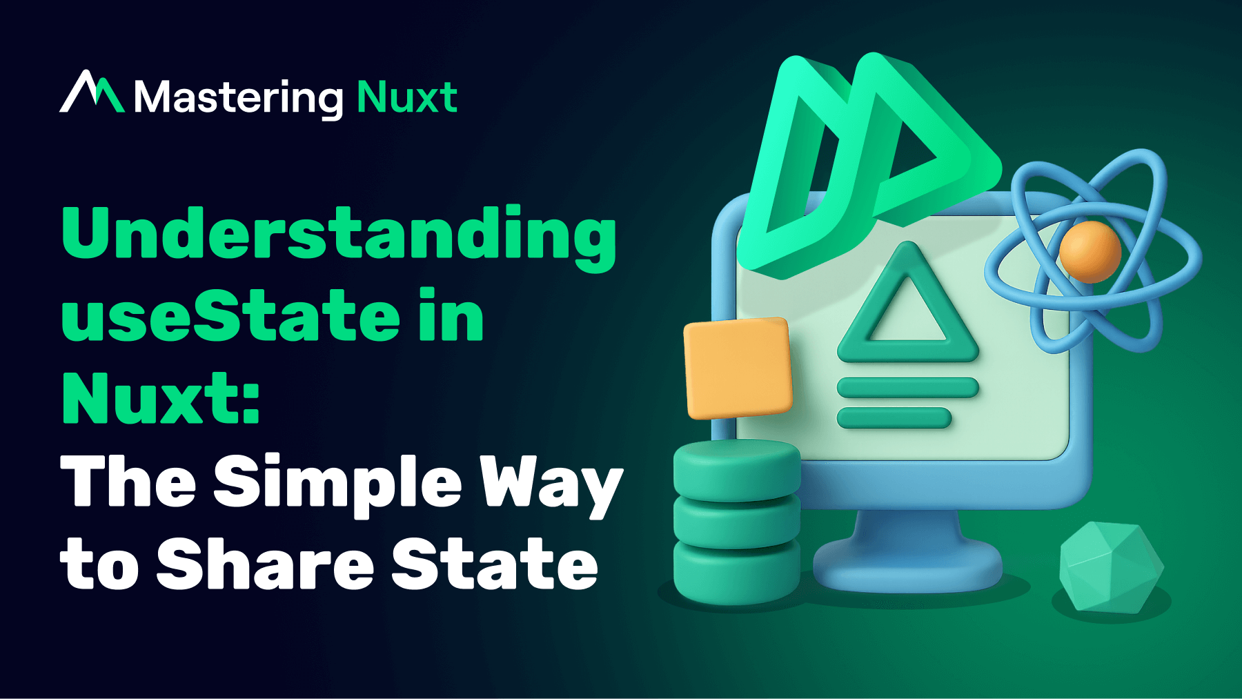 MasteringNuxt's tweet card. Need a simple shared state management solution for your Nuxt app? In this article, explore `useState` : Nuxt’s built-in composable for shared reactive data that works seamlessly with SSR.
