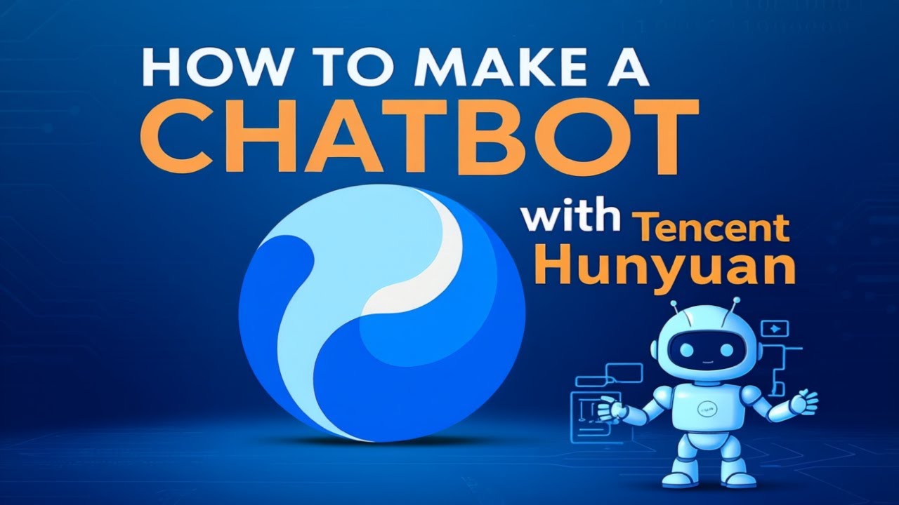 MrZ2128's tweet card. How to make a chatbot with Tencent Huyuan
