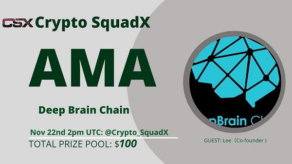 DeepBrainChain's tweet card. Guest : Lee He Shared detailed information and his opinions about the project DEEP BRAIN CHAIN .