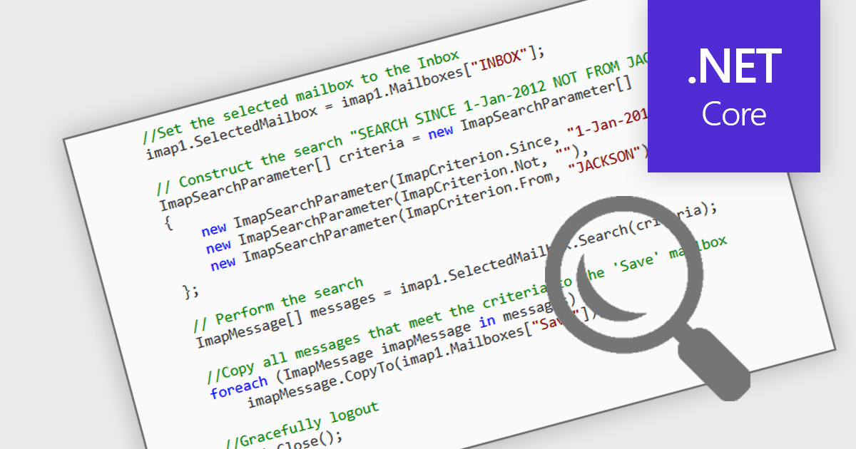 ComponentSource's tweet card. .NET Core Comms & Messaging controls help you deliver faster, smarter email handling with powerful built-in search and filtering capabilities.