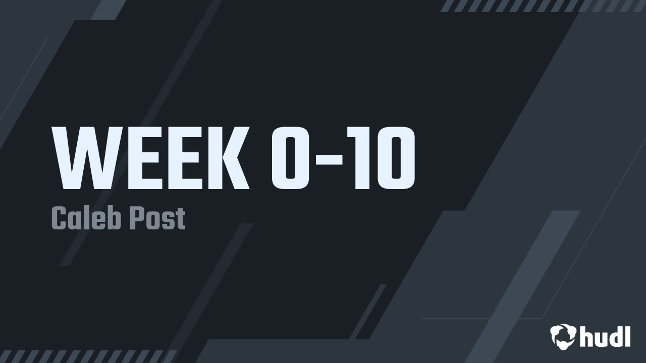 CalebPost's tweet card. WEEK 0-10