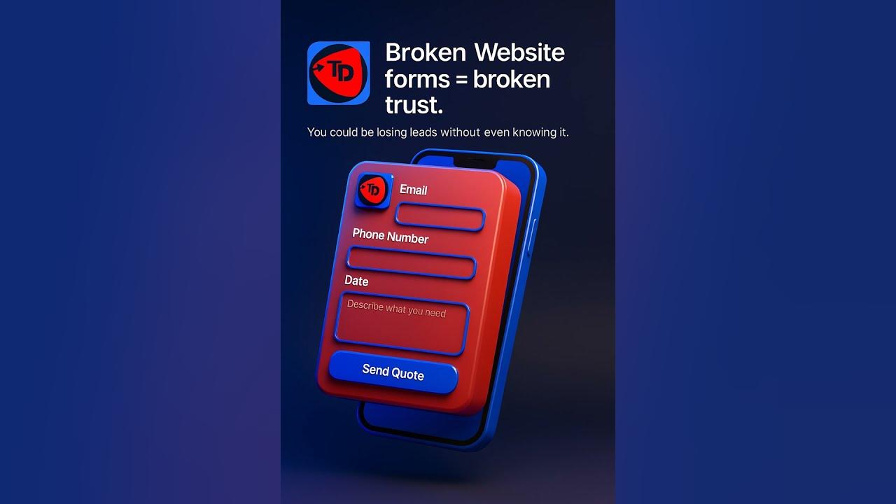 TrophyDeveloper's tweet card. Broken Forms = Broken Trust | Trophy Developers Uganda #webforms