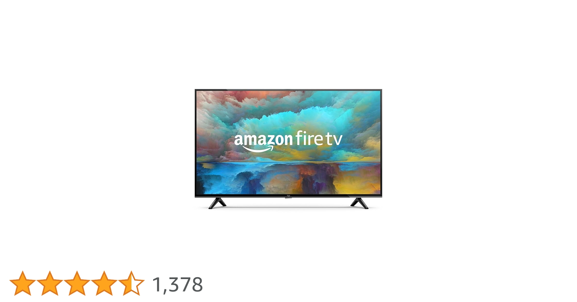 TheTechChap's tweet card. Amazon Fire TV 55-inch 4-series 4K UHD smart TV