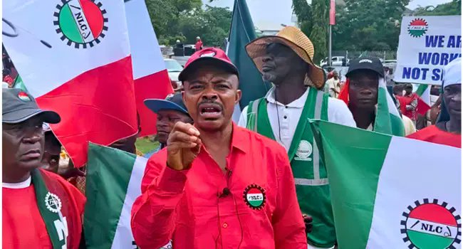 vanguardngrnews's tweet card. As the nation waits for a new National Minimum Wage, the Nigeria Labour Congress, NLC, has threatened to shut down the country for a month over plans by the National Assembly to deregulate the...