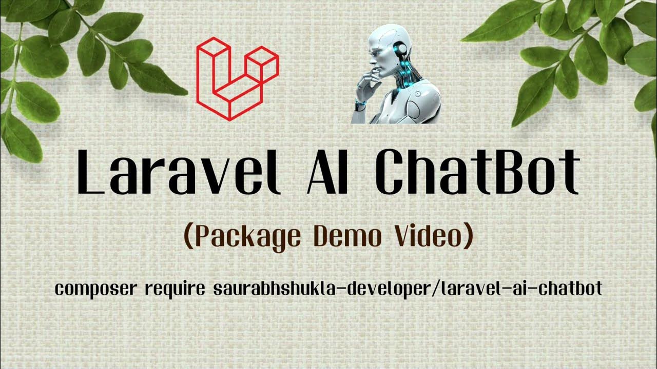 LaravelLinks's tweet card. Laravel AI ChatBot (Larval Package) - Demo