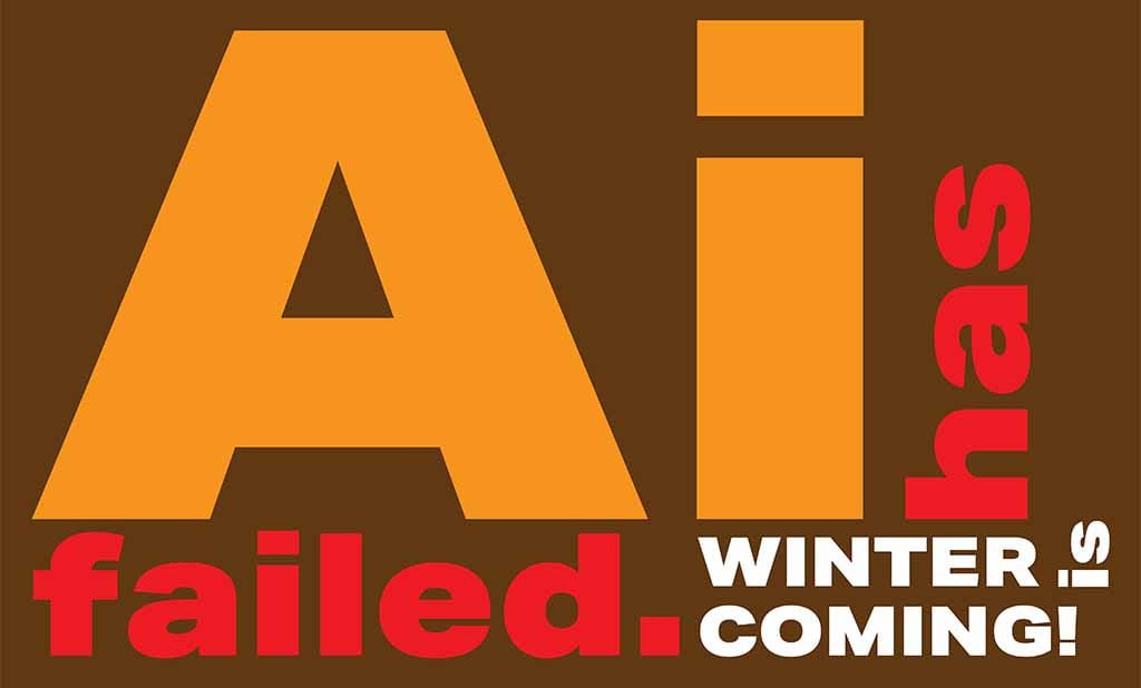 hackernewstop5's tweet card. Though LLMs had a lot of promise, this has not been demonstrated in practice. The technology is essentially a failure, and a new AI winter is coming.