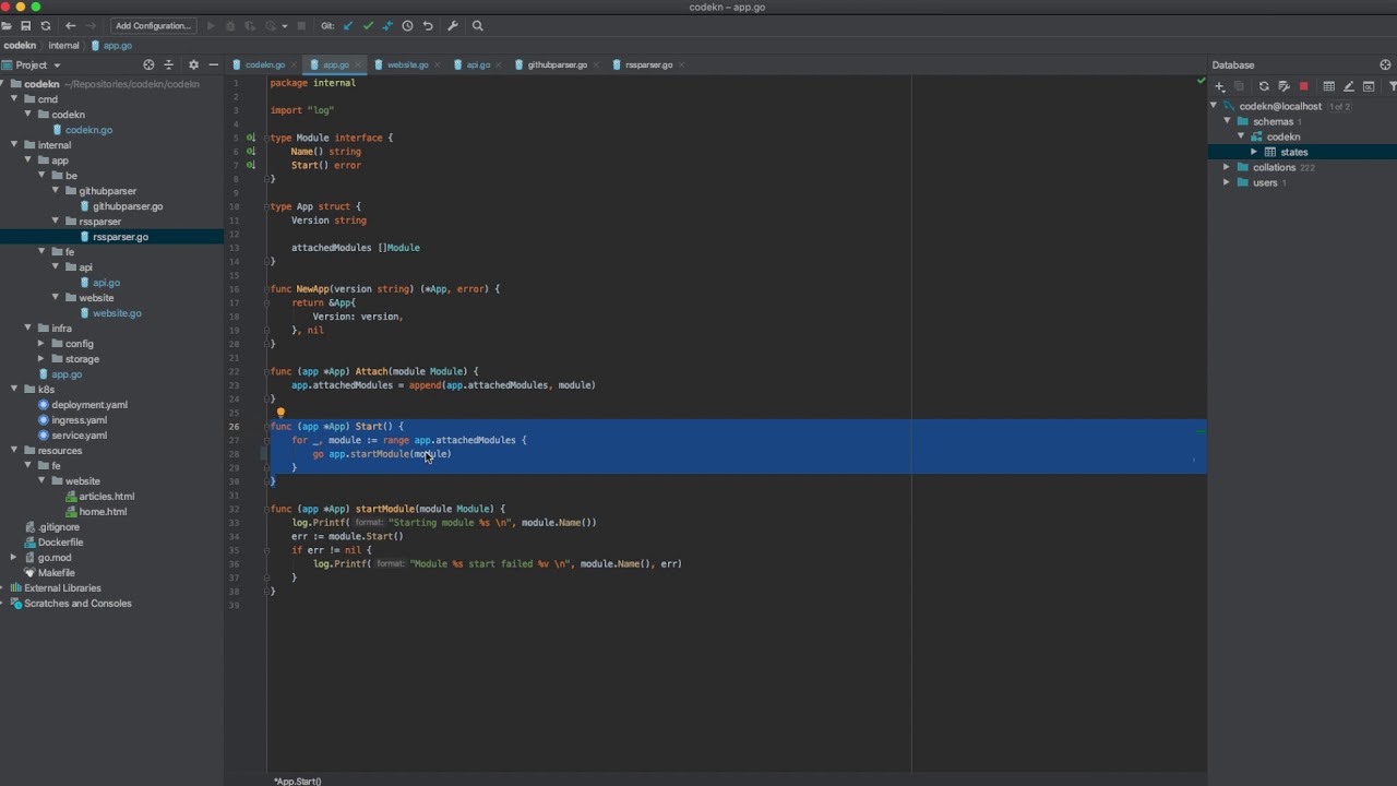 CoderVlogger's tweet card. Golang: Continuous Execution and Simple Plugin/Modular System