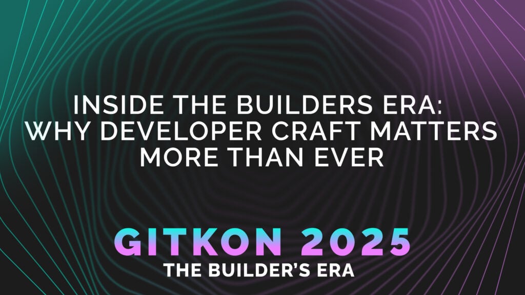 GitKraken's tweet card. How do developers stay in control while AI becomes part of the toolchain? Inside The Builders Era and the art of scaling expert supervision of AI.
