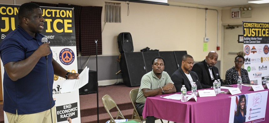 LaborersFight's tweet card. It's time to do the right thing for workers by passing the Construction Justice Act.