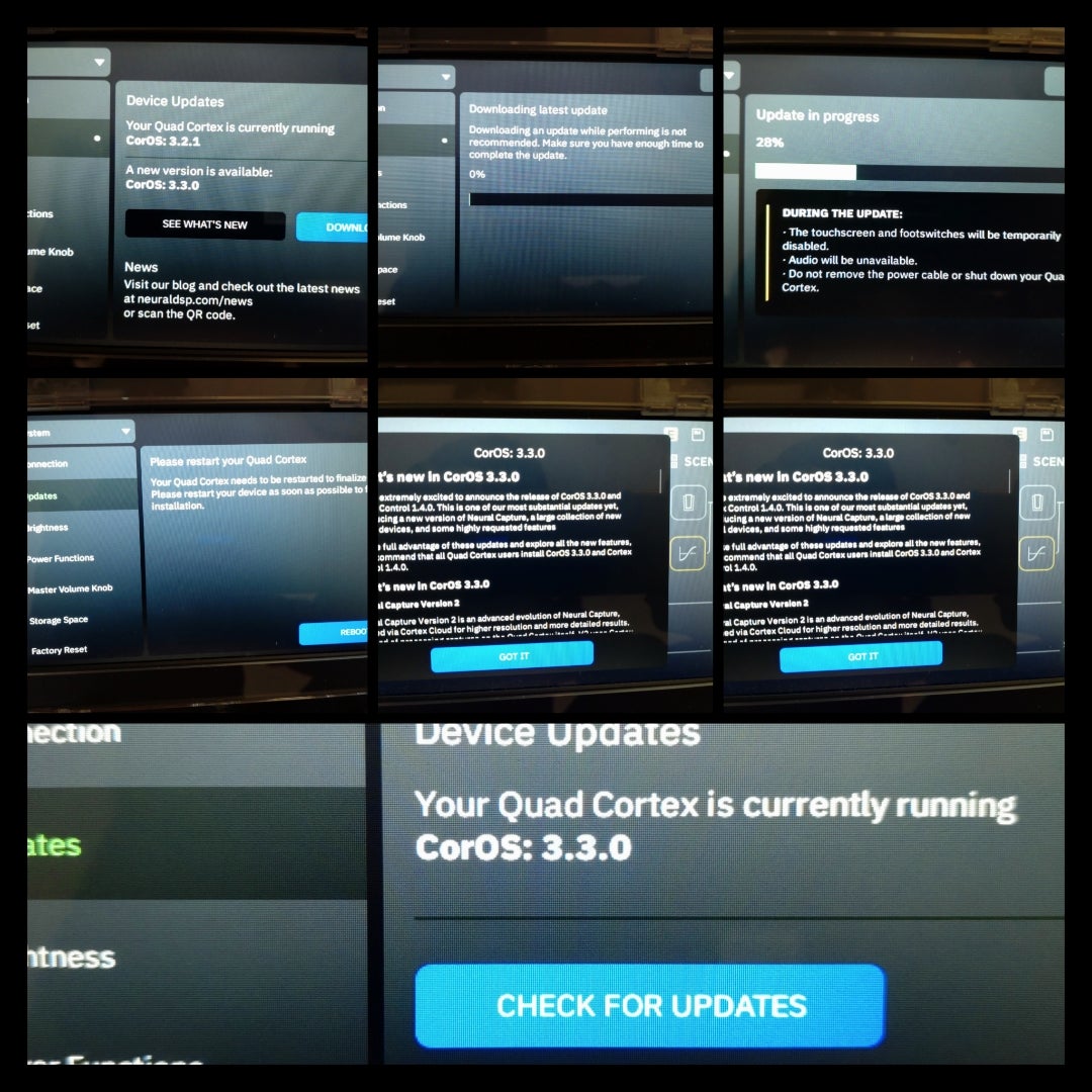 koji5150's tweet card. 11/24（月）〜11/30（日）今回は足周り（エフェクター系）のお話。Quadcortexのバージョンが3.3.0へ。早速アップデートした。今回の目玉はやは…