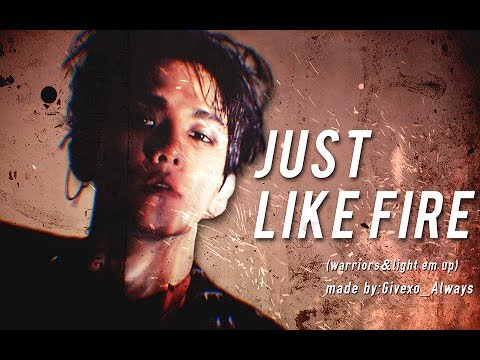 Givexo_Always's tweet card. Baekhyun(边伯贤)_Just like fire(warriors&light em up)_全程高燃节奏向