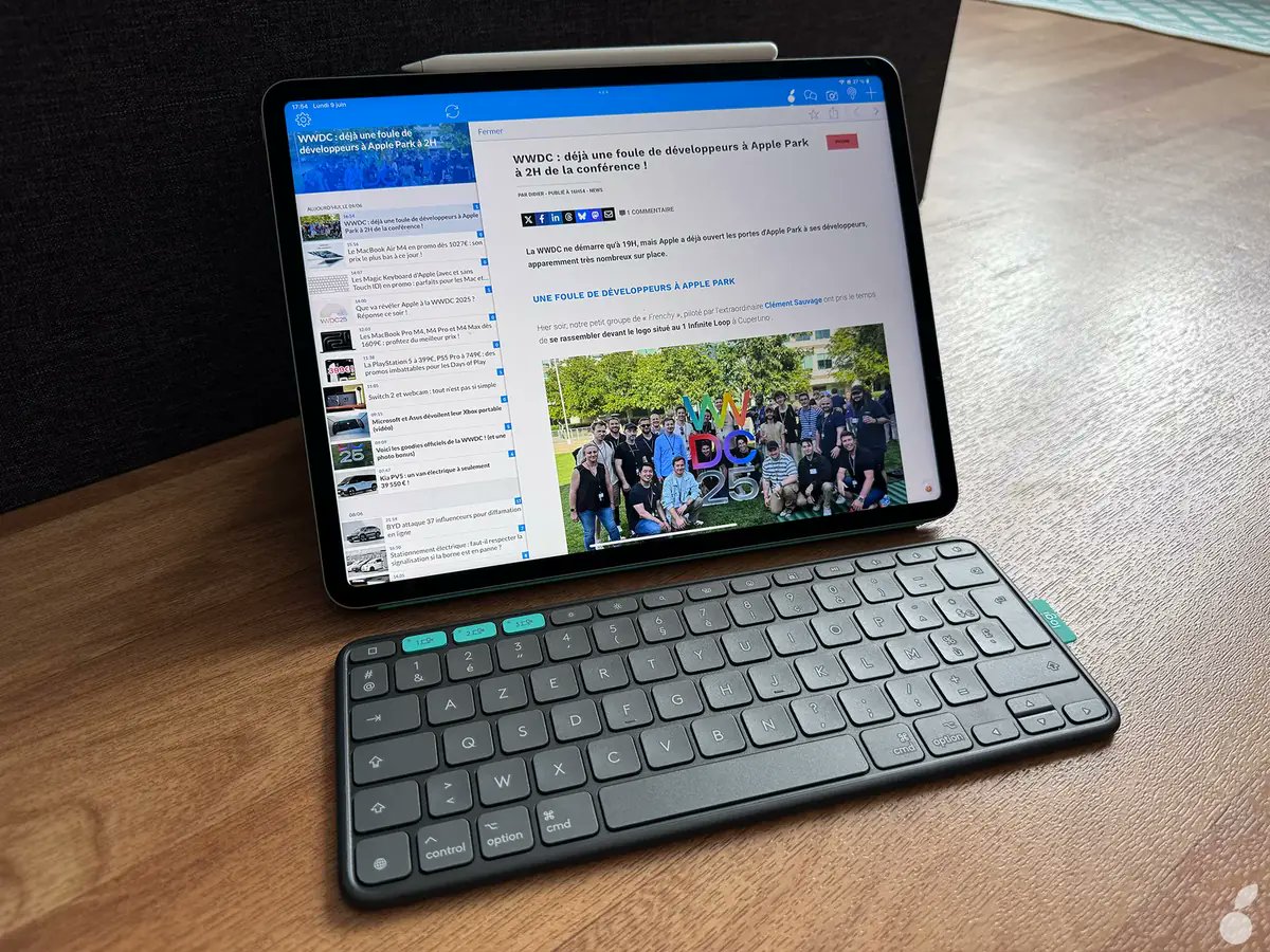 Mac4ever's tweet card. Le Logitech Flip Folio, l’un des dernières étuis-claviers pour iPad sortis cette année, profite d’une grosse promotion Black Friday. Si vous aviez…