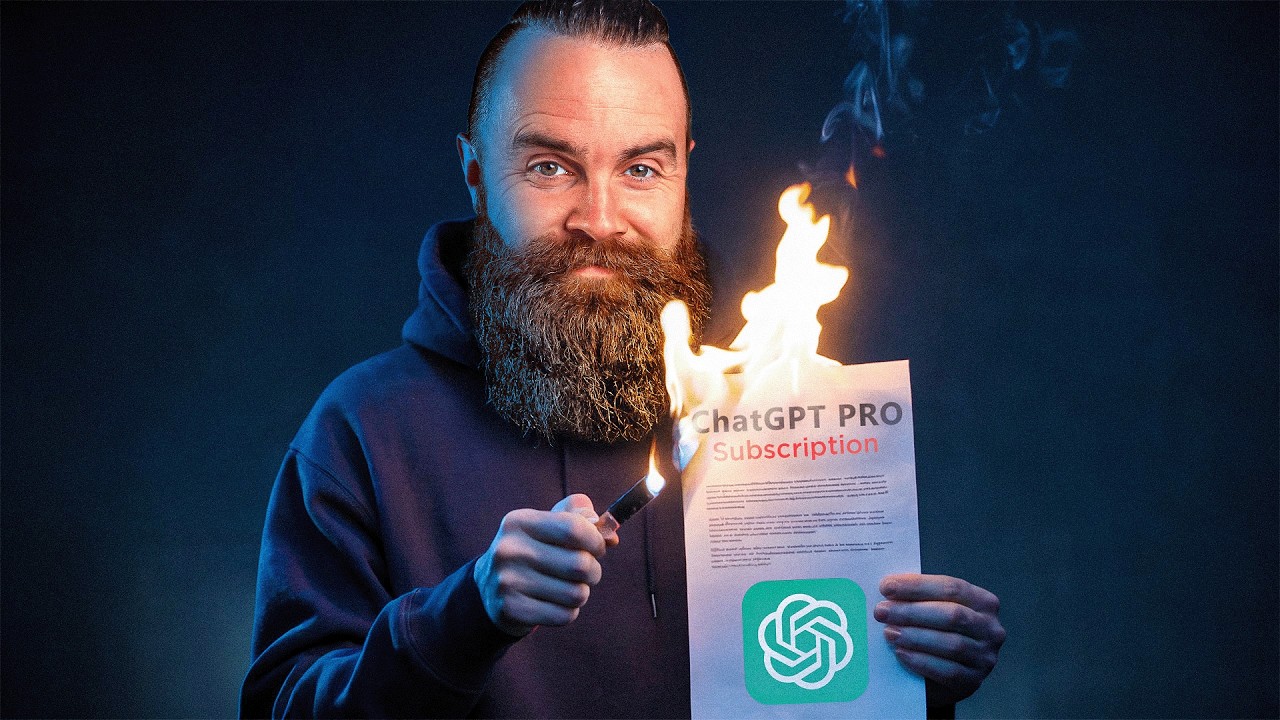 NetworkChuck's tweet card. I’m changing how I use AI (Open WebUI + LiteLLM)