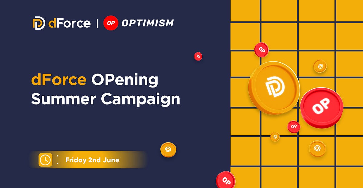 dForcenet's tweet card. As summer is just around the corner, many of us can’t wait to make the most of the warm weather both IRL as well as in DeFi! To celebrate…