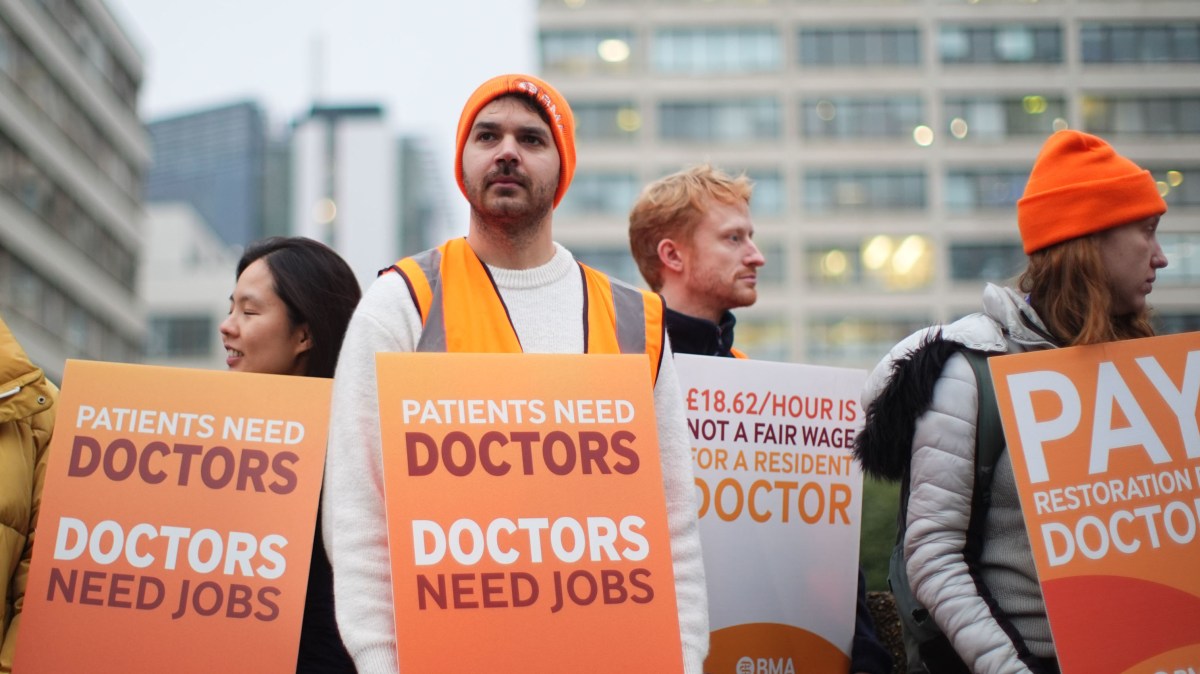 HackneyAbbott's tweet card. Third walkout this year is continuation of a dispute with the government over the number of available jobs and their pay