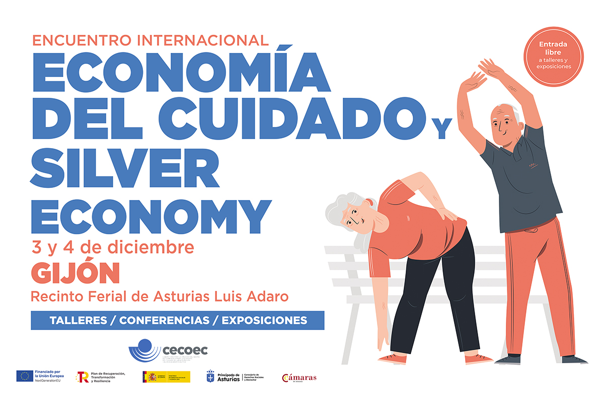 InfocomS's tweet card. Foro Internacional: Economía del Cuidado y Silver Economy 2025 - CECOEC. Descubre el programa e inscríbete aquí.