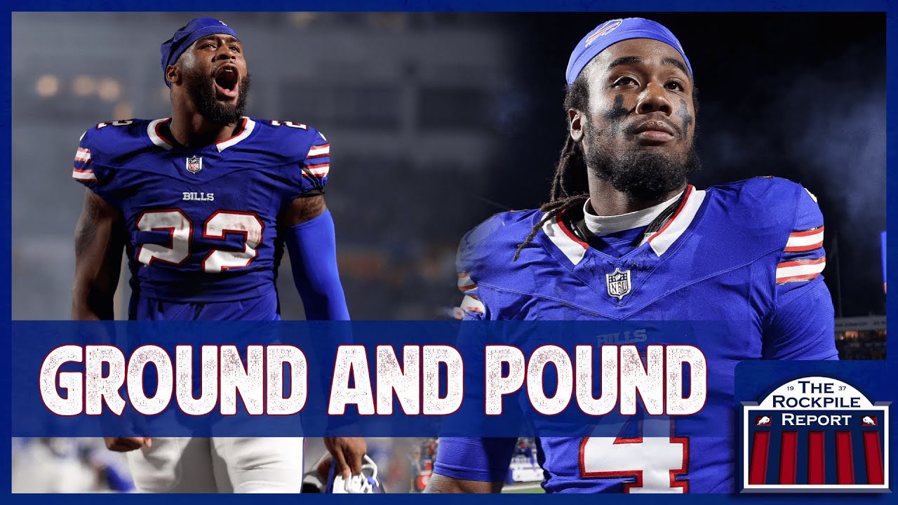 RockpileReport's tweet card. Dominant Ground Game! Bills Rushing Attack Leads the Way vs Steelers...