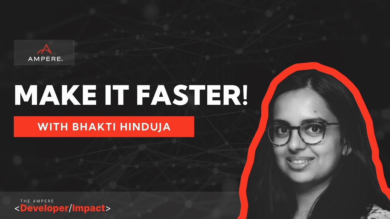 AmpereComputing's tweet card. Make It Faster! Finding and Fixing Performance Issues on ARM64