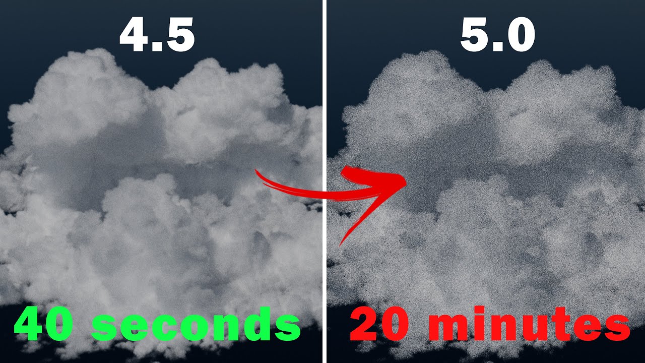 samuel_krug's tweet card. My Concerns with Blender 5.0's New Volume Rendering System