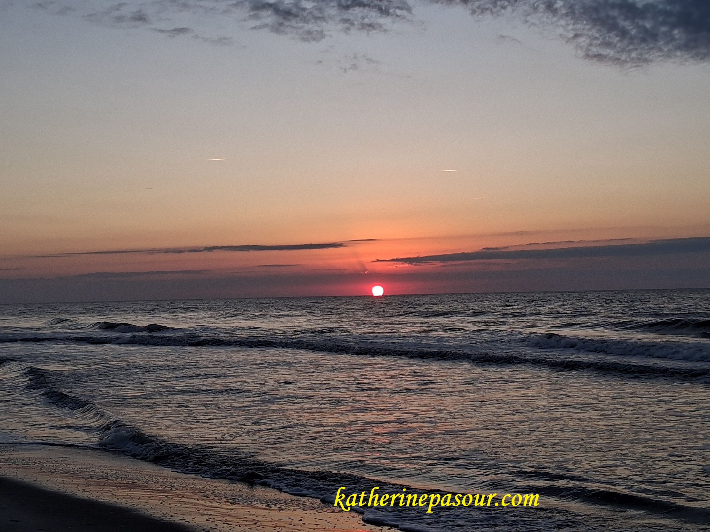 KatherinePasour's tweet card. This past week, I escaped to the beach to write. Those of you who know me recall my love for the beach. Beach walks and soothing sounds of the ocean grant peace, but blessings of the morning surpass...