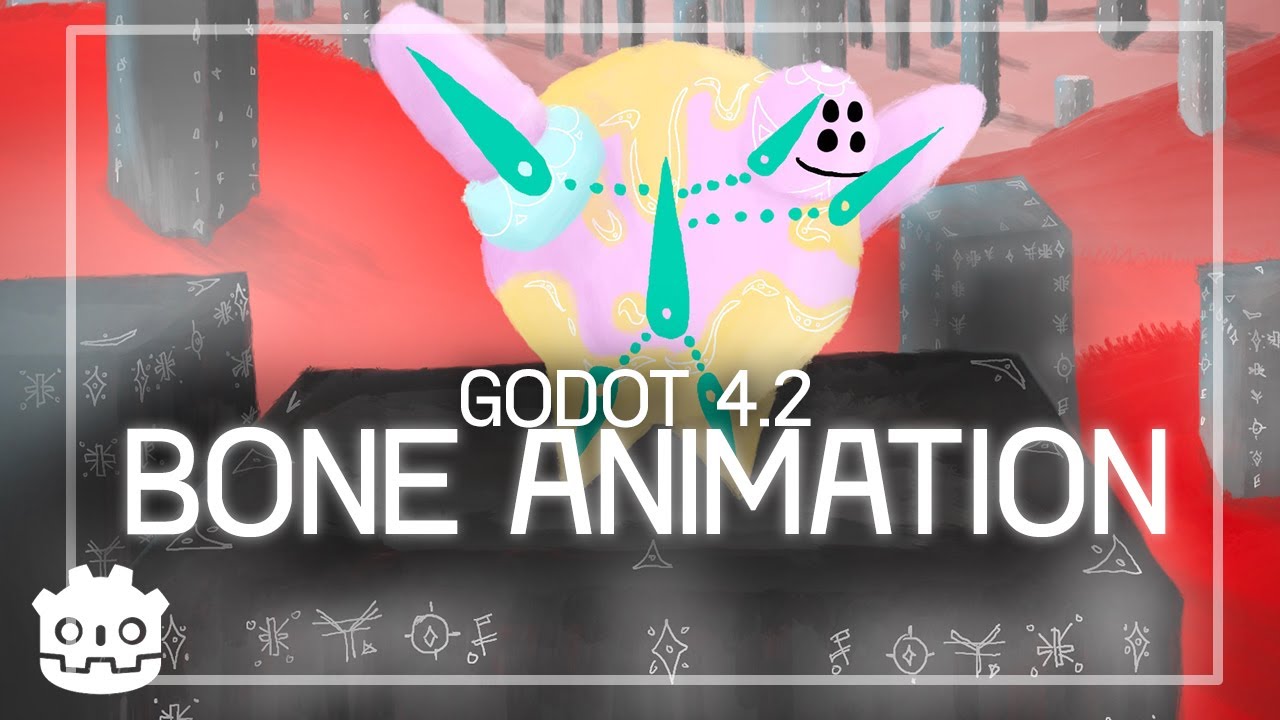 StrudelStudio's tweet card. Animation with Skeleton 2D in Godot 4.2