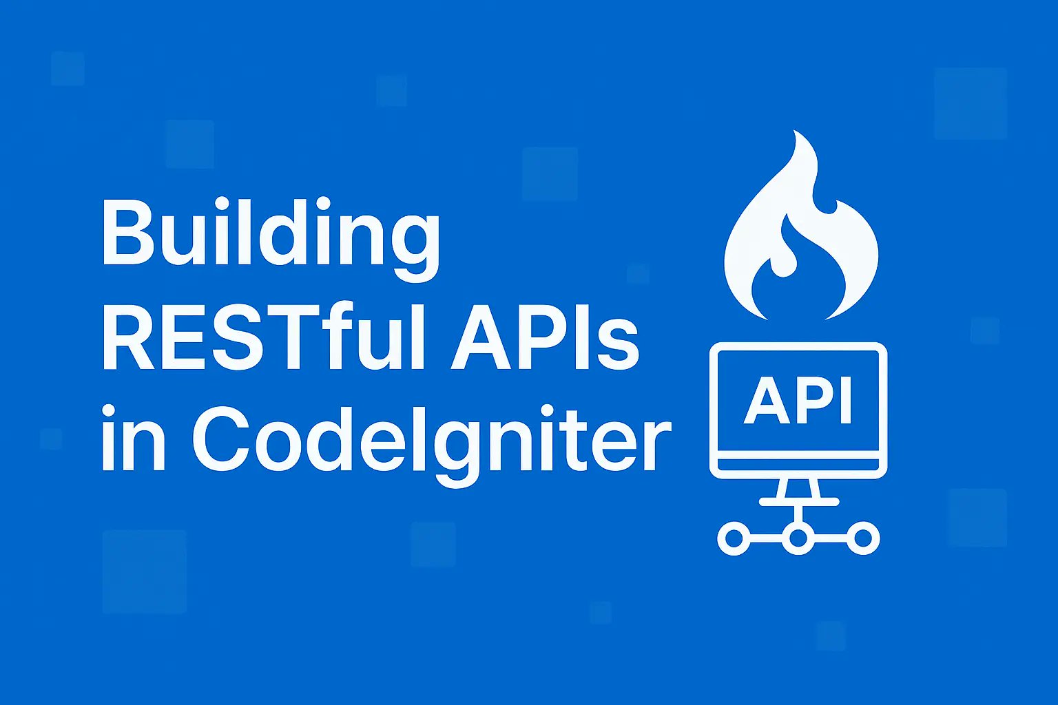phptutpoints's tweet card. Learn to build secure, scalable RESTful APIs in CodeIgniter 4 with authentication, validation, caching, and best practices. Step-by step tutorial with example.