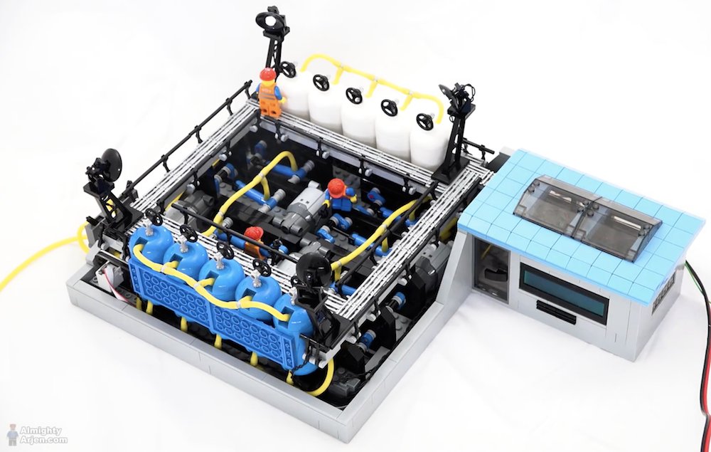 ConectorJ's tweet card. LEGO sets have long been able to work with simple pneumatic controls, but what about a full air compressor built out of these components? Would this be possible? As demonstrated in the video below,...