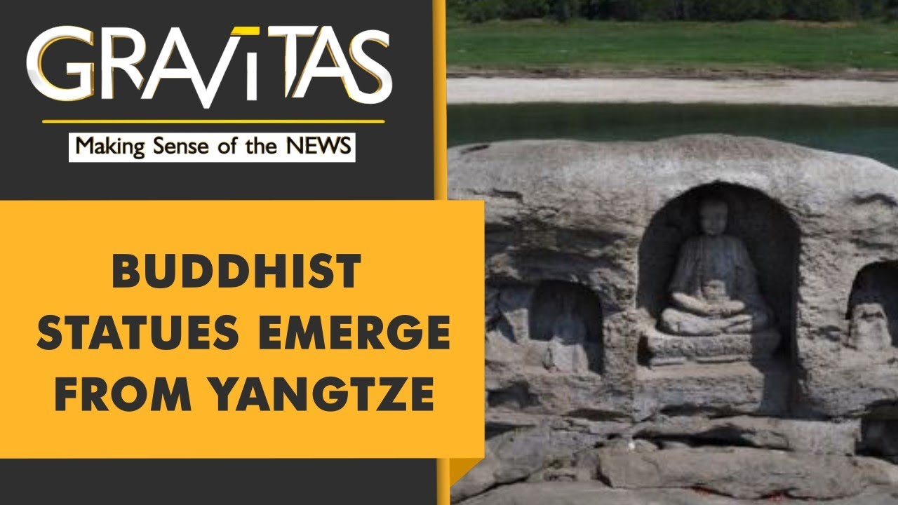 hprajdev's tweet card. Gravitas: China's largest river Yangtze has dried up