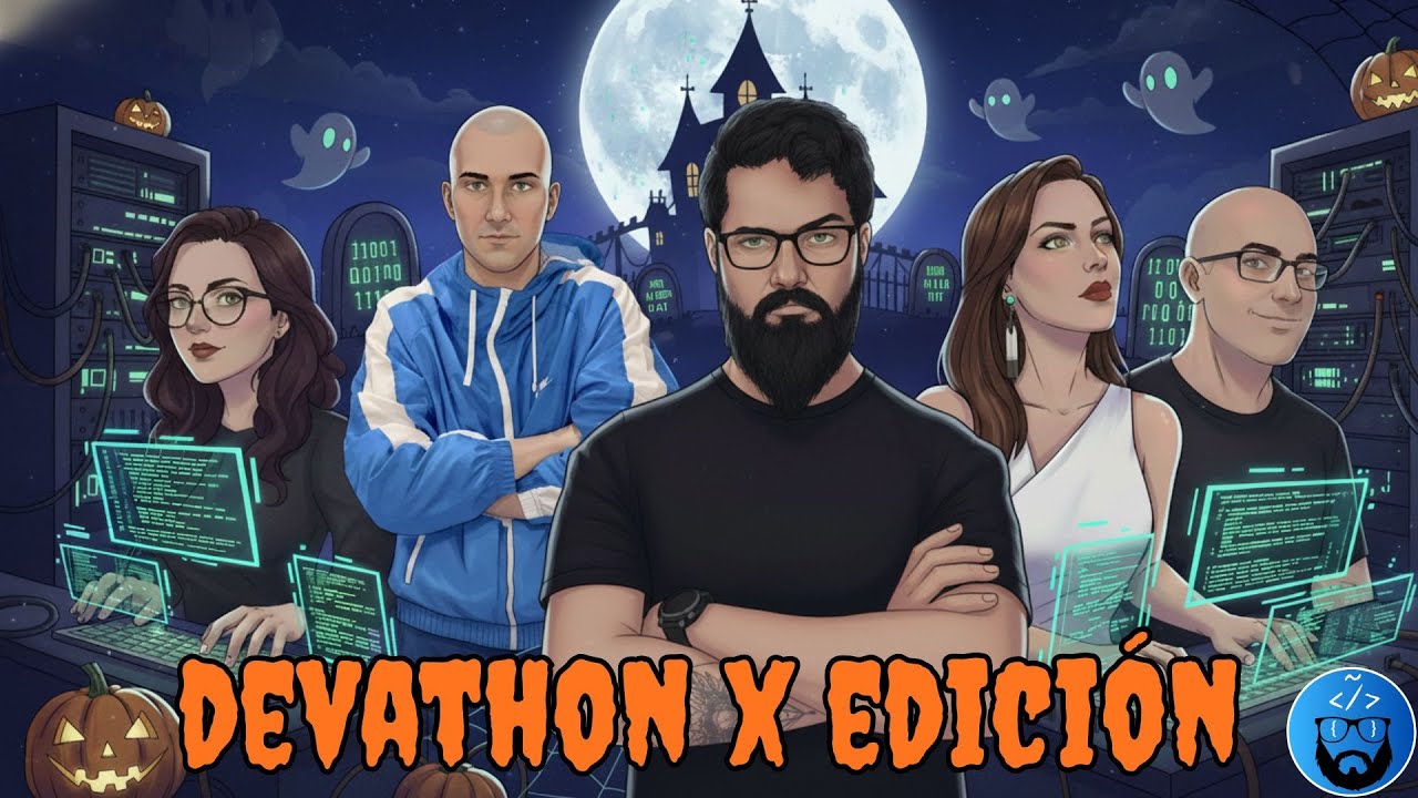 program_es's tweet card. 🎃 Devathon X: GRAN FINAL - Programación en español