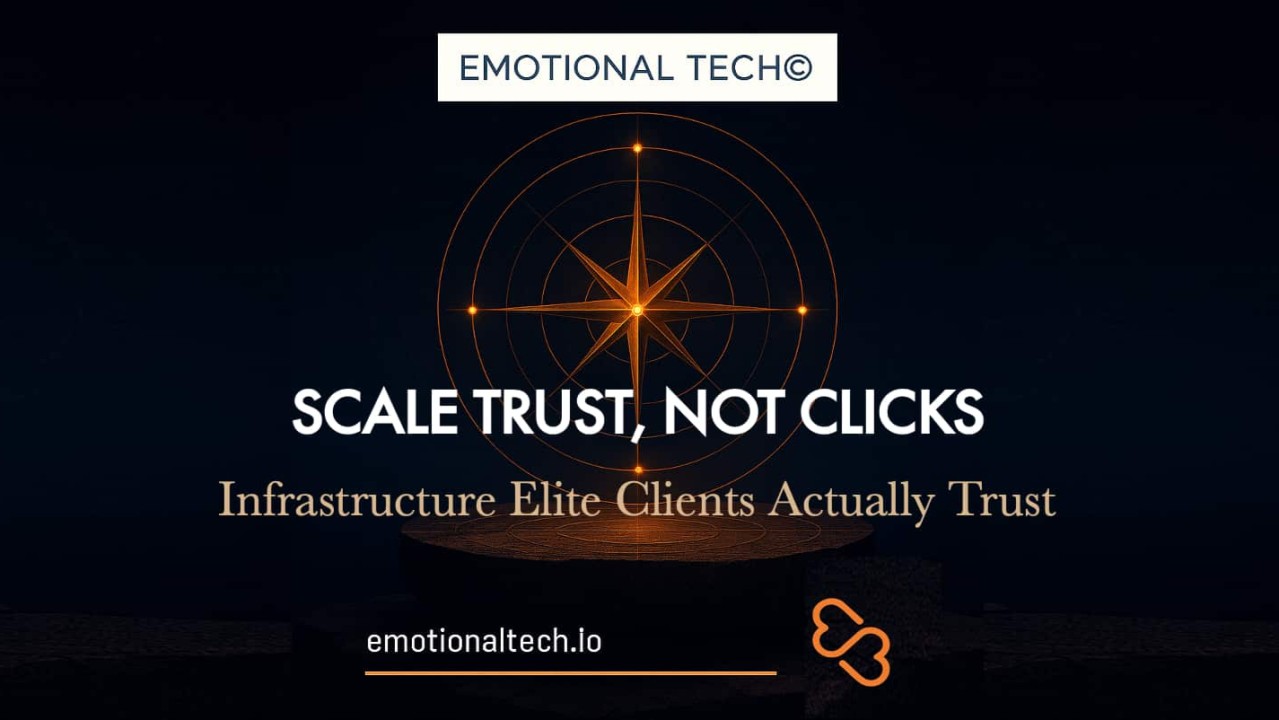 Emotional_Tech's tweet card. TL;DR Funnels built for volume erode trust at the level where it matters most. Emotionally intelligent infrastructure is how you scale your wisdom, protect your voice, and preserve your authority...