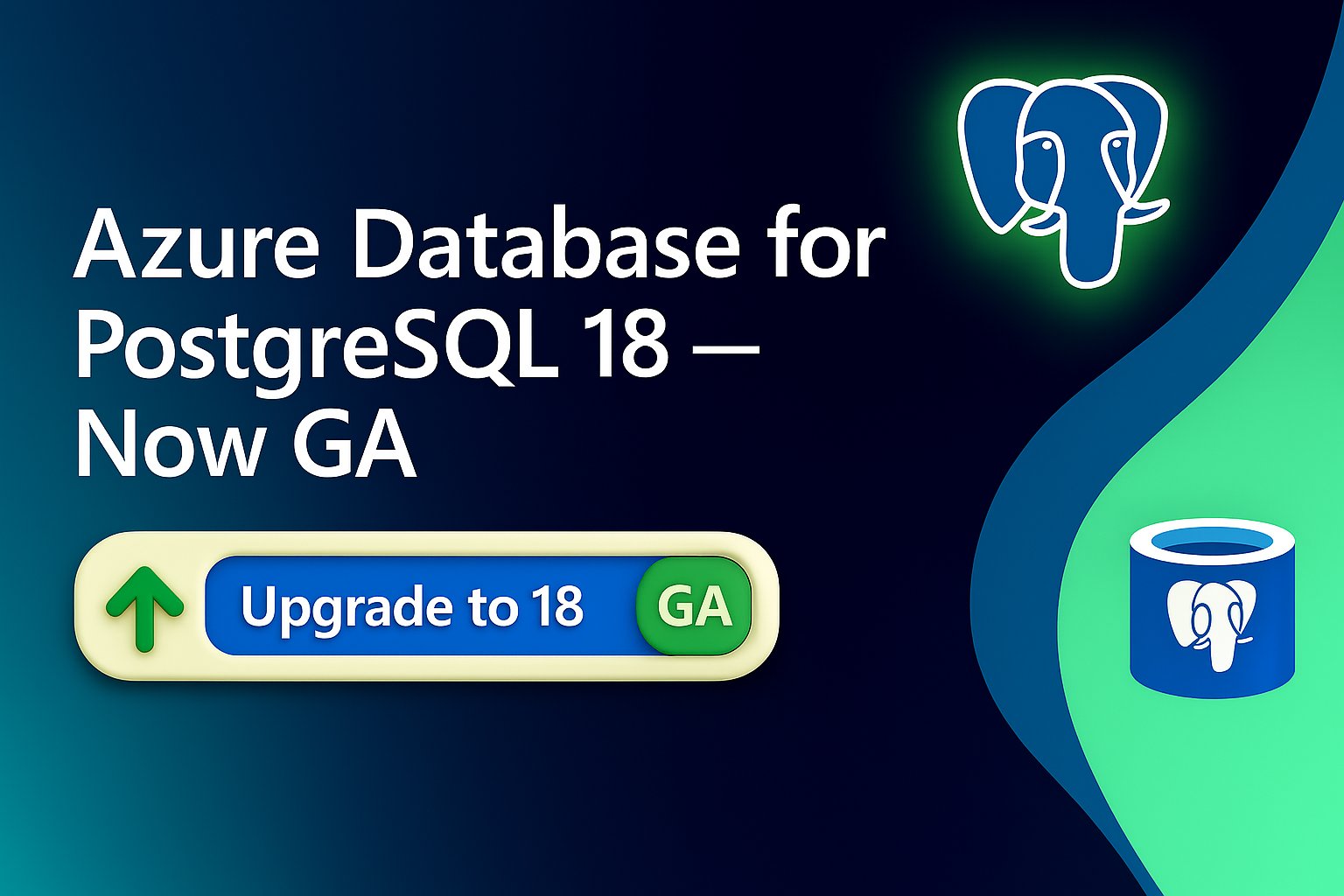 JamesvandenBerg's tweet card. : PostgreSQL 18 is now GA on Azure Postgres with in-place upgrades, Entra ID, Query Store, and global availability.