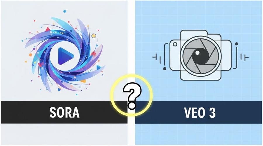 SmashingApps's tweet card. Sora vs Veo 3 which is better — Compare fidelity, controls, safety, and workflows so you can pick the right AI video tool.