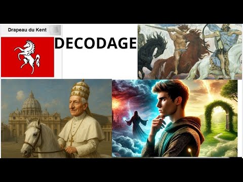 argentinvest92's tweet card. DECODAGE PAPE LEON XIV CHEVAL BLANC GEMATRIE CERN ANTECHRIST