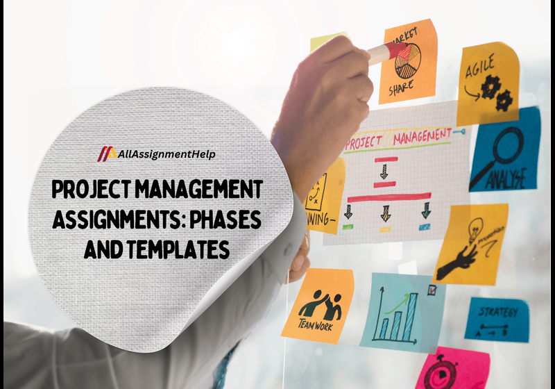 AAssignmentHelp's tweet card. Discover the essential phases of project management assignments and explore free, ready-to-use templates. Simplify planning and execution.