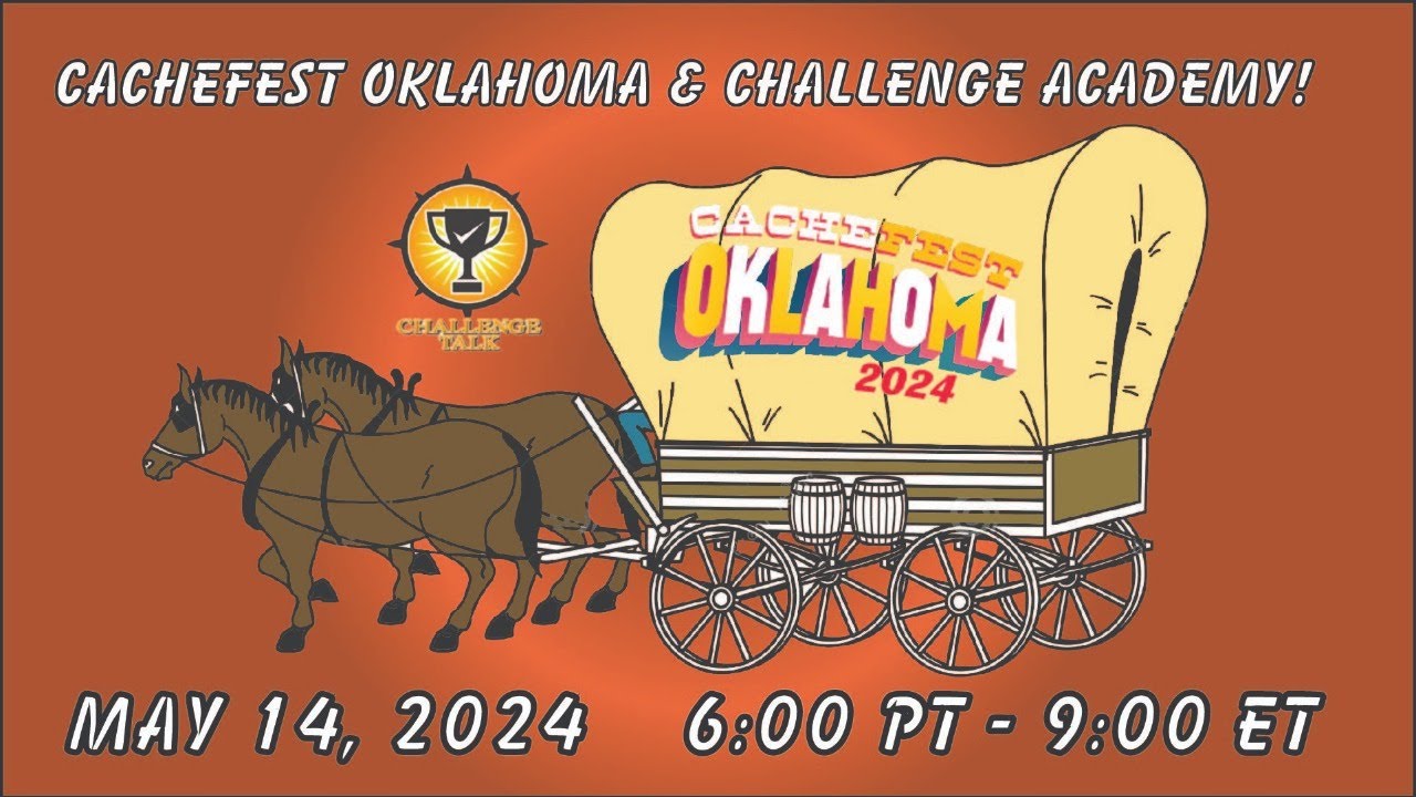 Geocachetalk's tweet card. Challenge Talk - Show 47.0 - Challenge Academy at CacheFest Oklahoma