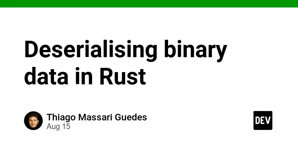 prod42net's tweet card. One common way to deal with serialised data in C++ is to map to a struct, but in Rust with memory...
