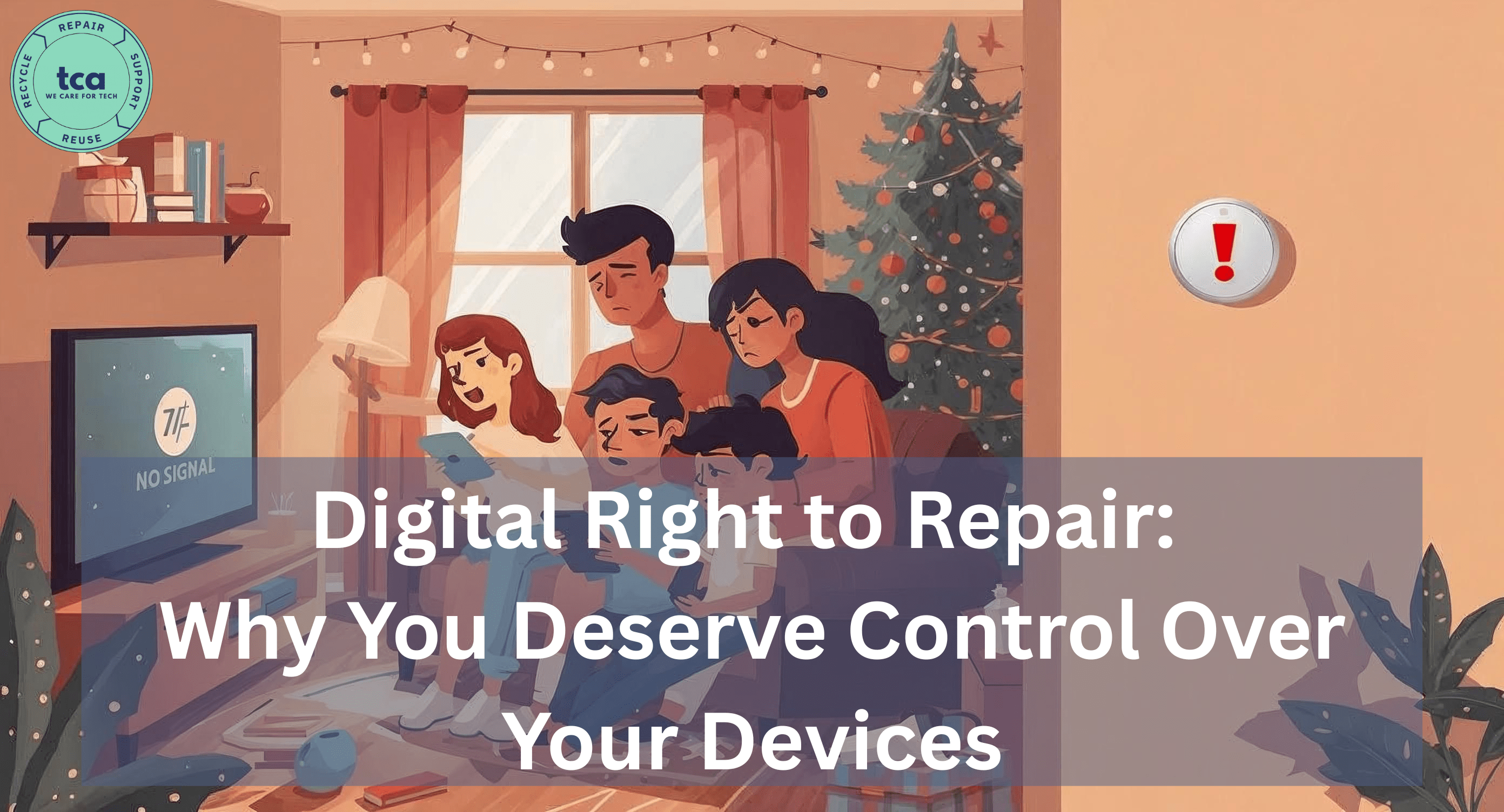 TechCareOrg1's tweet card. Smart devices lose features when companies end support—even if the hardware works fine. Digital right to repair laws are fighting planned obsolescence. Learn how to get involved.