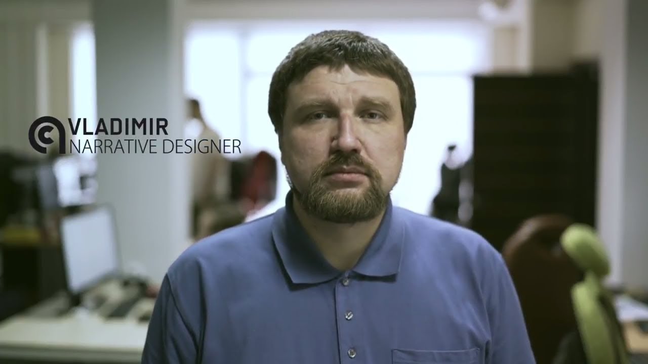 ArtificialCore's tweet card. Our Team - Vladimir. Narrative Designer