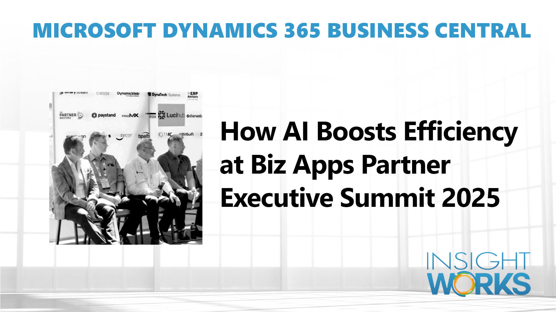 erpsoftwareblog's tweet card. 2025 Biz Apps Partner Executive Summit: Mark Hamblin from Insight Works delivered a focused message during the Partner Breakout Session