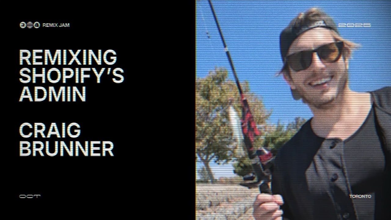 remix_run's tweet card. "Remixing Shopify's Admin" by Craig Brunner