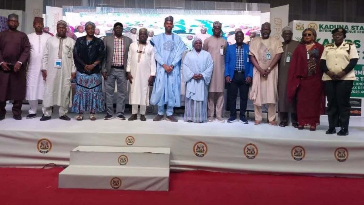 IntelligentUnit's tweet card. The Kaduna State Internal Revenue Service (KADIRS) says the state is projecting an internally generated revenue of about N85 billion by the end of