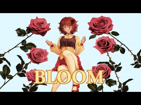 LowlyMoth's tweet card. Bloom 咲く【FEAT. SOLARIA】(2025) (Epilepsy Warning)