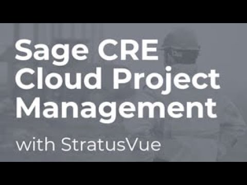 ethosystems's tweet card. Sage CRE Cloud Project Management with StratusVue