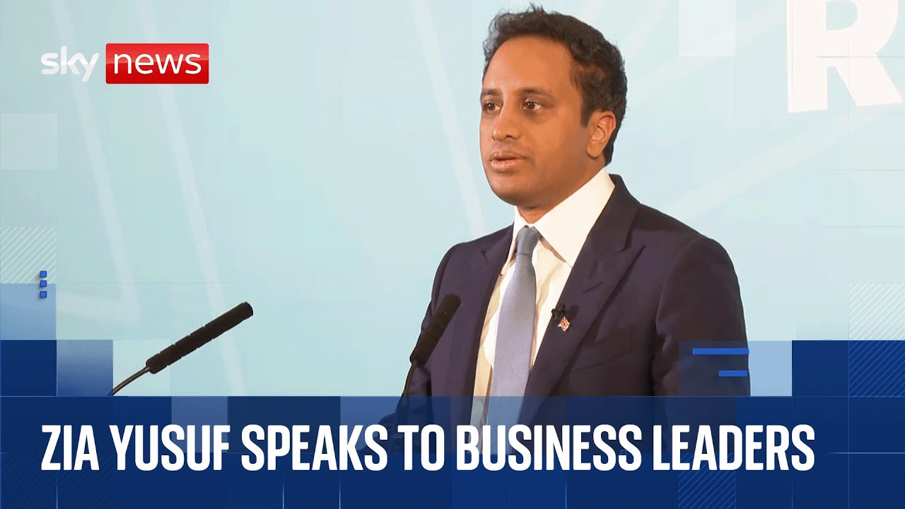 Ck_Lufc's tweet card. Reform's head of policy Zia Yusuf speaks to business leaders at CBI...