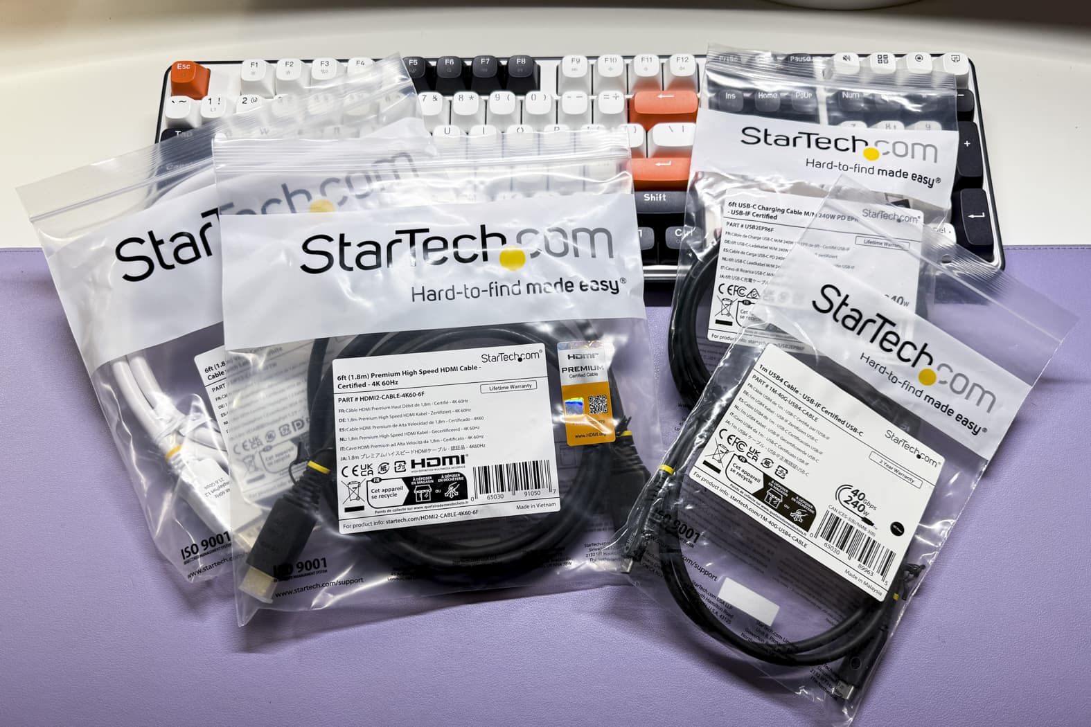 STARTECHdotCOM's tweet card. StarTech’s Quick Identification Cables are designed to simplify cable management and improve efficiency in any setup.