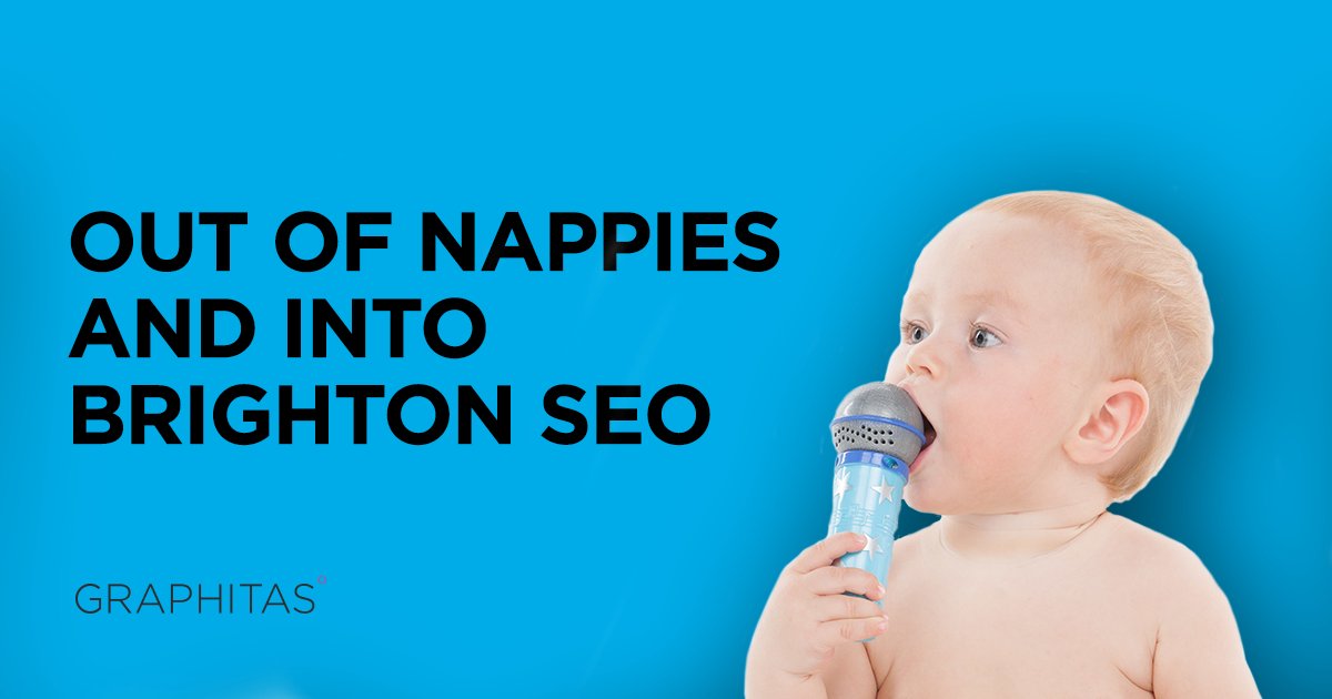 graphitas's tweet card. Coming back from Maternity leave...check out Connie's thoughts on the fabulous BrightonSEO Conference and the creche facilities.